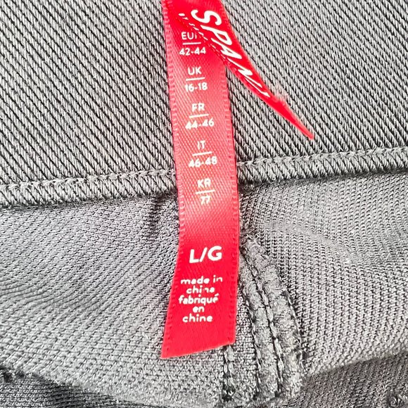 Spanx Size Large Black Jean-ish Leggings - Picture 5 of 14